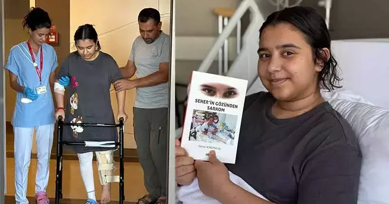 Seher kemik kanserini yenip, yeniden ayağa kalktı