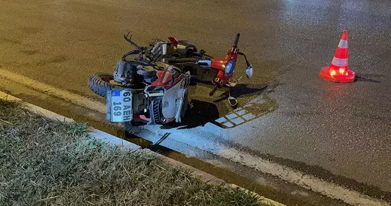 Tokat ta otomobilin çarptığı motosikletteki çift öldü
