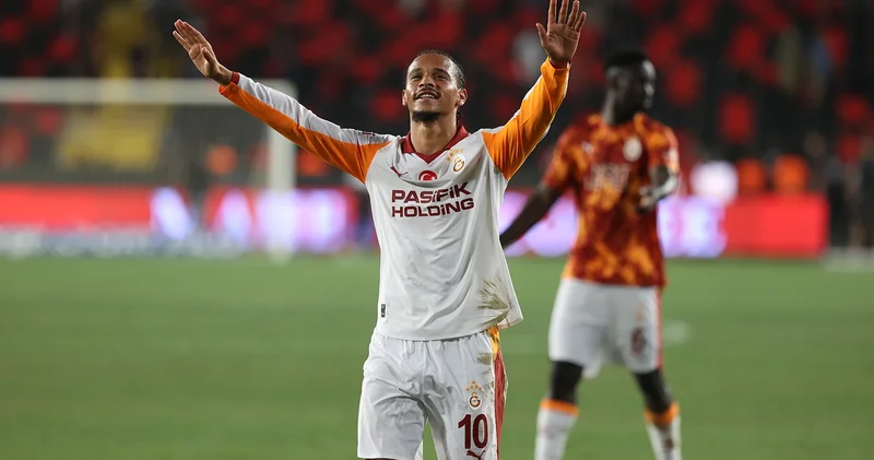 Leroy Sane, Galatasaray formasıyla ilk resmi maçına çıktı