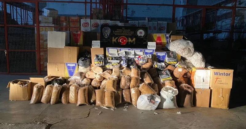 Adana’da 2,8 milyon kaçak makaron ele geçirildi Sözcü Gazetesi