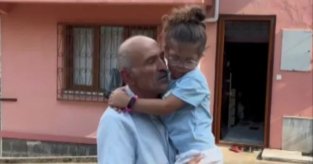 O dede ile torun buluştu Trabzon Haberleri