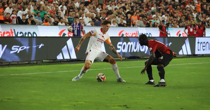Nicolo Zaniolo, 745 gün sonra Galatasaray formasıyla sahaya çıktı