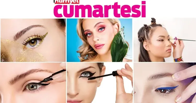 Renkli, çift çizgili ve daha fazlası... Başrolde eyeliner var!
