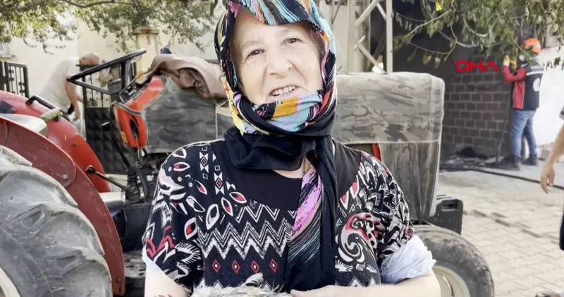 Çanakkaleli Birgül teyzenin kalbine yangının külü bile bulaşamadı!