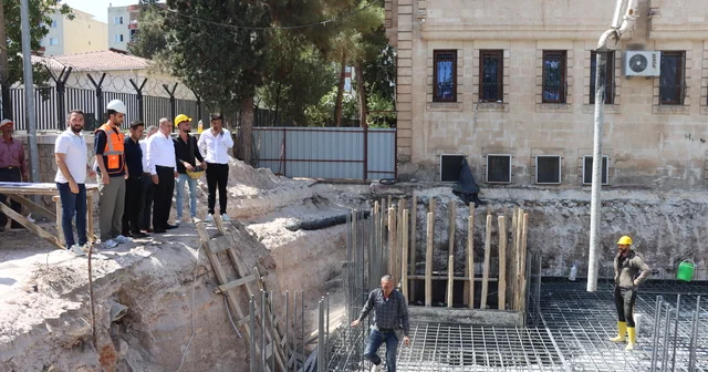 Midyat Belediyesi ek hizmet binasının temeli atıldı Mardin Haberleri