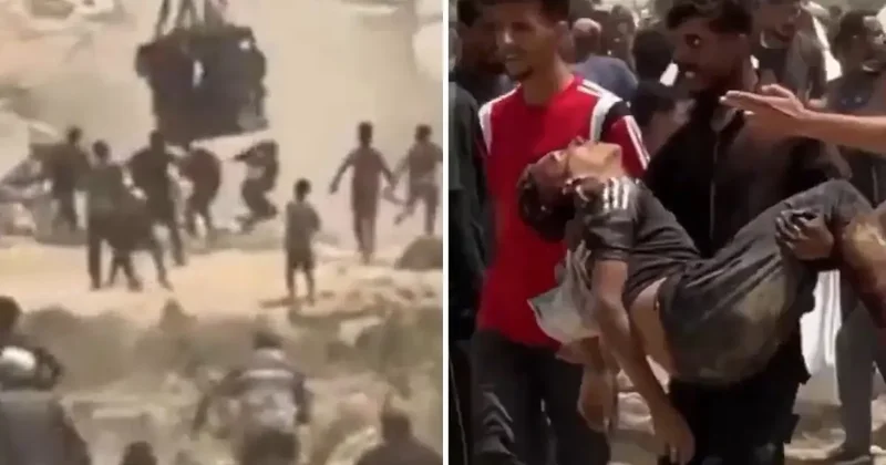 Havadan atılan yardım kutusu Gazze de 14 yaşındaki çocuğun ölümüne neden oldu