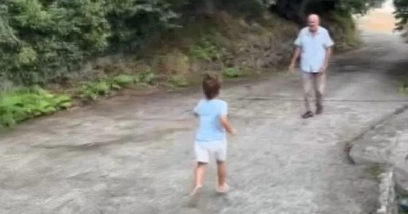 Son dakika: Trabzon da torununun peşinden koşmuştu! Tekrar buluştular Son dakika haberleri