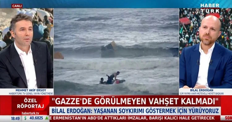 Bilal Erdoğan, Habertürk TV ye konuk oldu