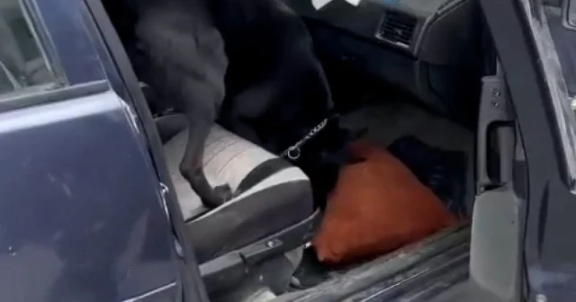 Hatay da otomobilde yastığa gizlenmiş 8 bin uyuşturucu hap ele geçirildi VİDEO İZLE