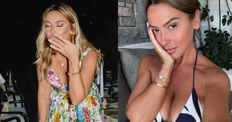 Hadise leopar desenli bikinisiyle ortalığı kasıp kavurdu! Makyajsız hali takipçilerinden tam not aldı