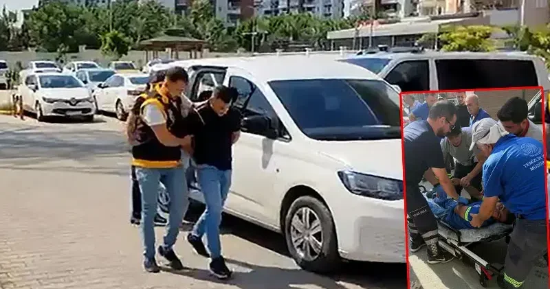 Balkondan sokağa çöp atıp, tepki gösteren temizlik işçisini darbettiler