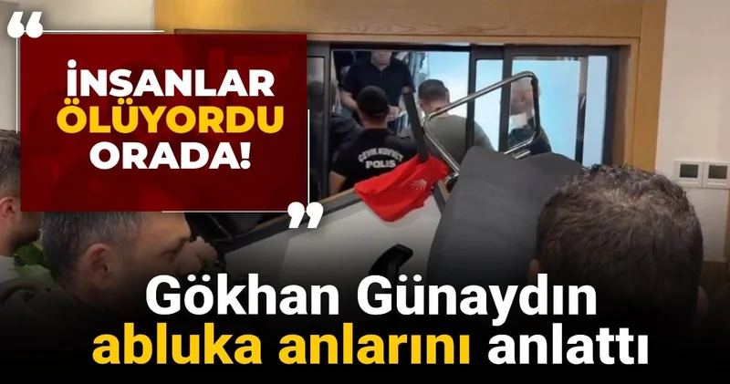 Gökhan Günaydın abluka anlarını anlattı: İnsanlar ölüyordu orada