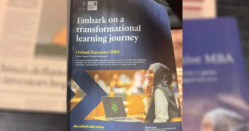 AK Parti İstanbul Milletvekili Kadak, Oxford un reklam yüzü oldu