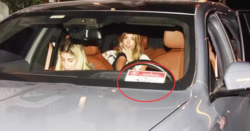 Şevval Şahin resmi araçla gece gezmesinde... Bakanlıktan açıklama geldi