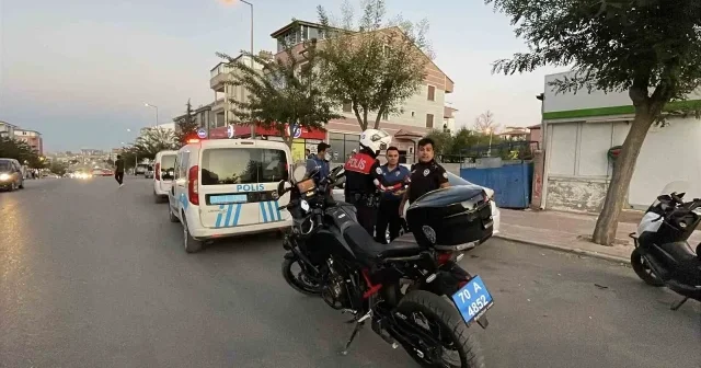 Polisten kaçan sürücü kovalamacayla yakalandı Karaman Haberleri
