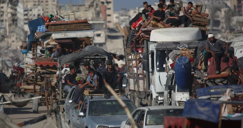 Katil İsrail ordusu, Gazze deki 1 milyon Filistinlinin tamamının güneye göç etmesini istedi