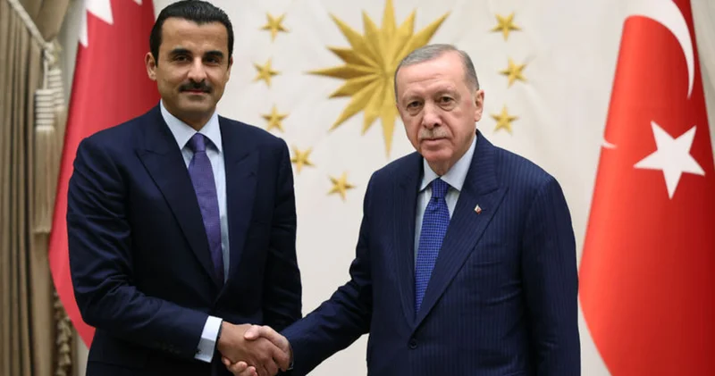 Katar Emiri Al Sani ile görüştü Dış Haberler