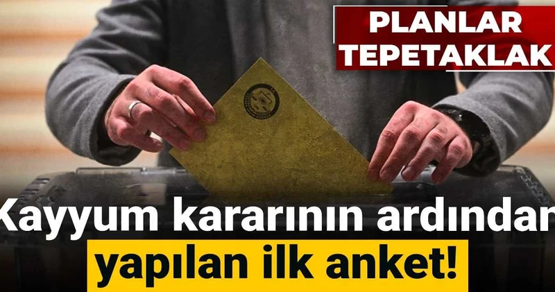Kayyum kararının ardından yapılan ilk anket