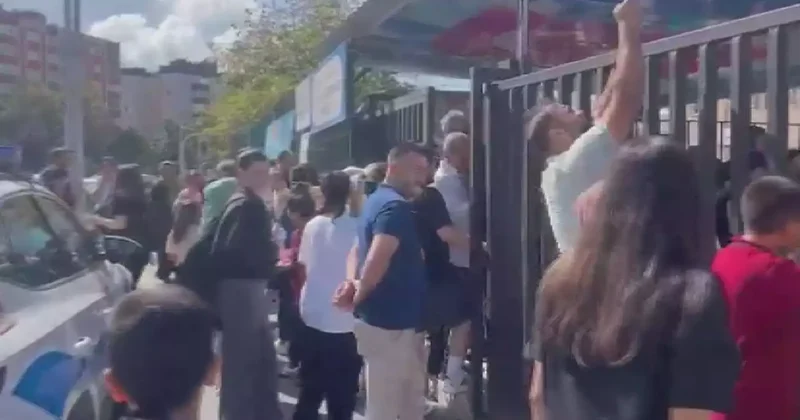 Başakşehir de okulda yangın paniği