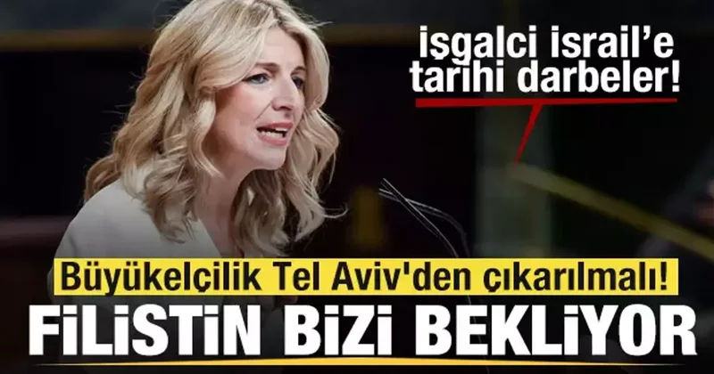 İsrail e tarihi darbeler! Büyükelçilik Tel Aviv den çıkarılmalı! Filistin bizi bekliyor