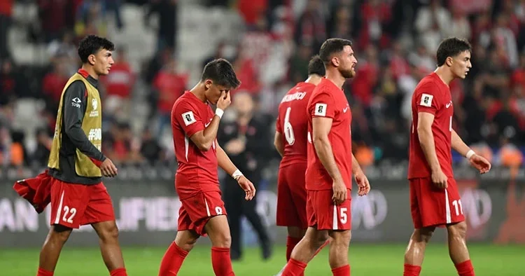 A Milli Takım ın 6 ve üzeri gol yediği 12. maç!