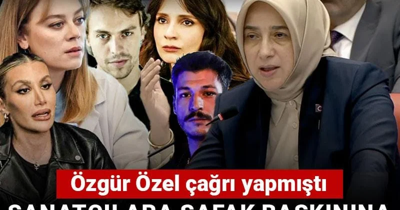Sanatçılara şafak baskınına AKP yönetiminden lekelenmeme hakkı itirazı! Özel çağrı yapmıştı
