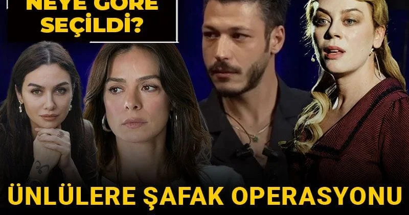 Ünlülere şafak operasyonu TBMM ye taşındı: Bu isimler neye göre seçildi?