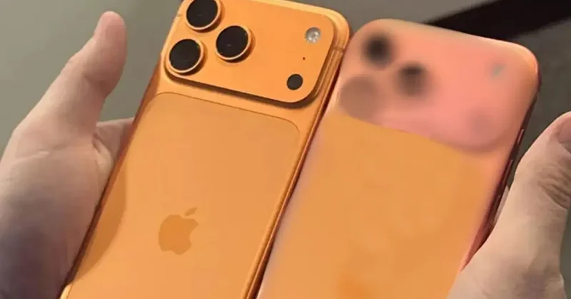 Turuncu iPhone 17 Pro Max lerin rengi kullandıkça soluyor