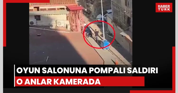 Oyun salonuna pompalı saldırı