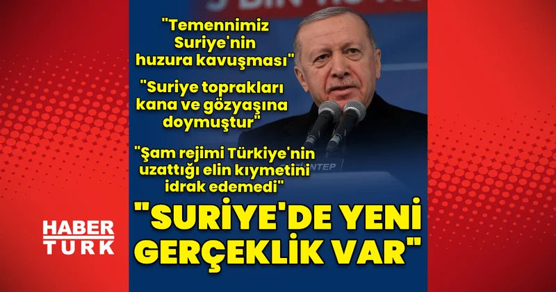 Son dakika: Cumhurbaşkanı Erdoğan: Temennimiz Suriye nin huzura kavuşması Son dakika haberleri