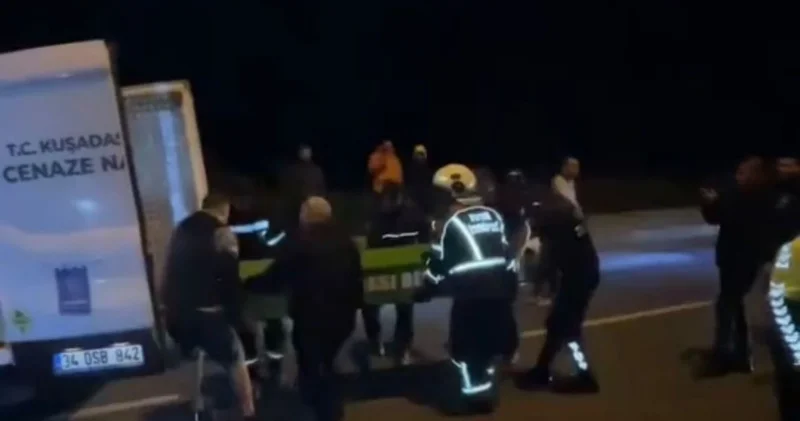 Yol temizliği yapan belediye aracına otomobil çarptı: 1 ölü