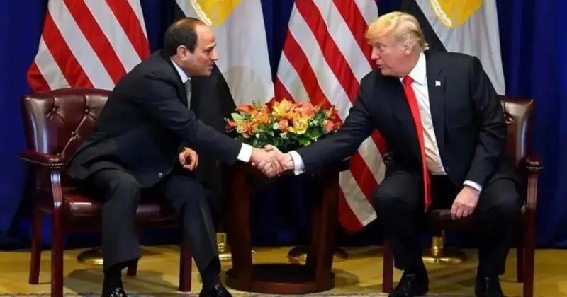 Sisi den ABD ye büyük övgü: Trump ı memnun eden sözler