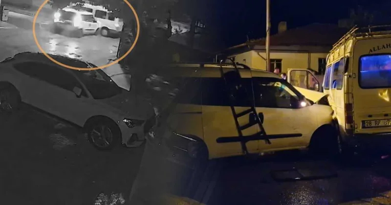 Trafikte kaza yaptı: Aracını bırakıp kaçtı