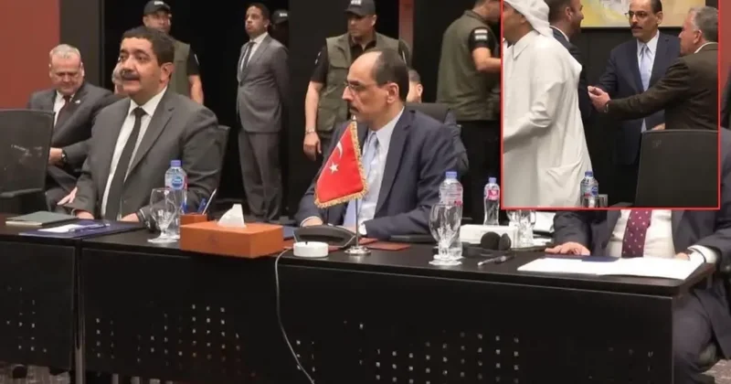 İbrahim Kalın masada! Mısır daki müzakerelerden dikkat çeken görüntüler