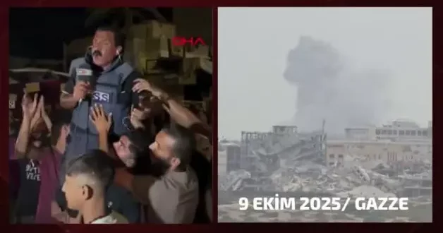Bir yanda ateşkes sevinci, bir yanda bombardıman... İsrail den Gazze ye alçak saldırı!