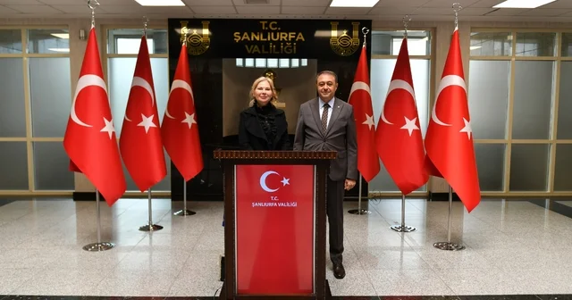 İsveç in Ankara Büyükelçisi Malena Mard, Şanlıurfa da ziyaretlerde bulundu Şanlıurfa Haberleri