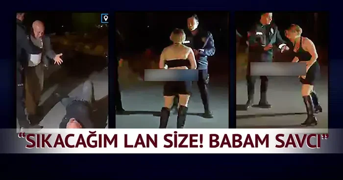 Alkollü sürücü kadının yaptıkları ağızları açık bıraktı! Aksaray da ortalığı birbirine kattı: Sıkacağım lan size! Babam savcı