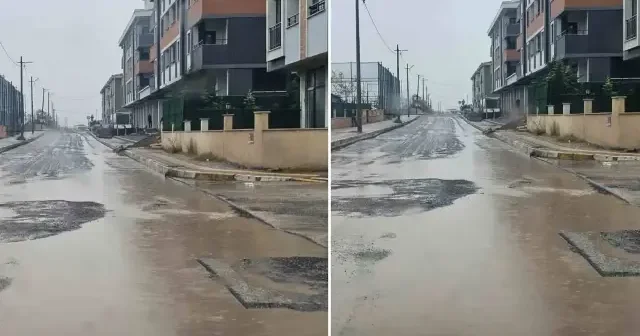 Bandırma’da sağanak yağış etkili oldu: Sokaklar göle döndü Balıkesir Haberleri