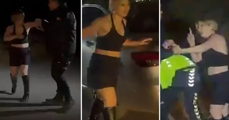 Polise saldıran kadından skandal sözler: Sıkacağım size, benim babam savcı