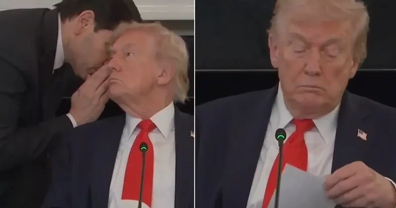 Gazze toplantısını bitiren not! Trump apar topar masadan kalktı