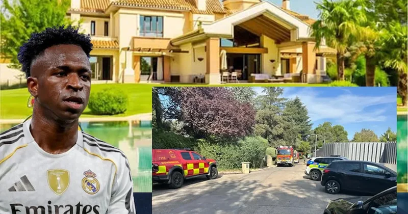 Vinicius un milyonlar harcadığı villayı alevler sardı! Sözcü Gazetesi