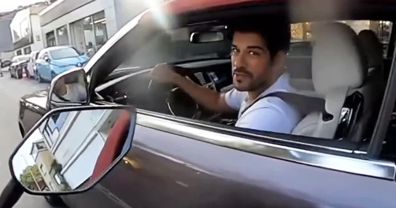 Burak Özçivit in trafikte motosiklet sürücüsü ile diyaloğu gündem oldu Sözcü Gazetesi