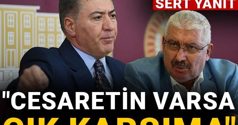 CHP li Emir den MHP li Yalçın a sert yanıt: Cesaretin varsa çık karşıma