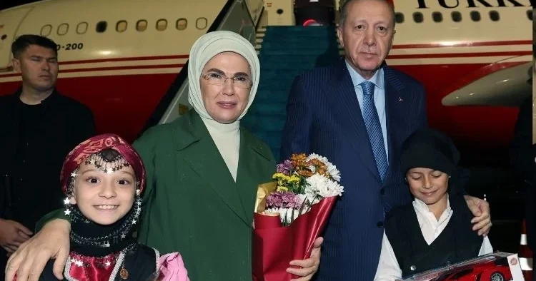 Cumhurbaşkanı Erdoğan, memleketi Rize ye gitti