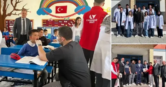 Köy okullarında diş taraması yapıldı Aksaray Haberleri