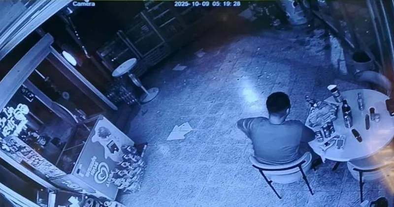Camını kırıp girdiği markette içki içip dondurma yedi sonra çekip gitti