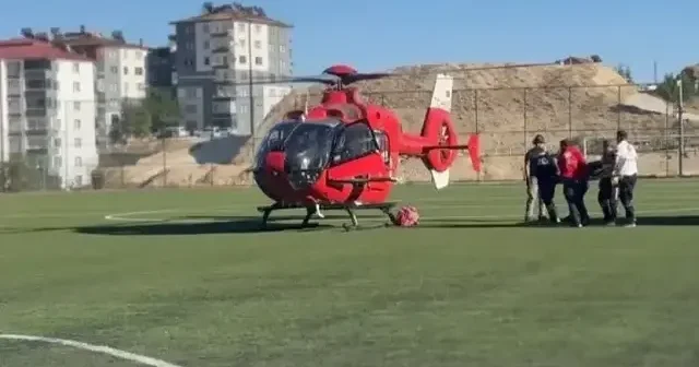 Malatya’da 77 yaşındaki hastaya hava ambulansıyla zamanında müdahale Aktüel Haberleri