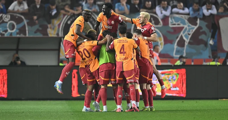 Trabzon da 3 puanı alan Galatasaray oldu