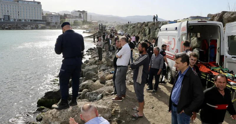 Trabzon da bir çocuk denizde boğuldu, arkadaşı ise boğulma tehlikesi geçirdi