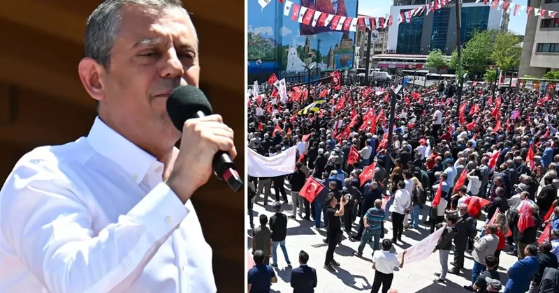 Özgür Özel in Van mitingine damga vuran çıkış: Sırrı Süreyya Önder in ruhu için...